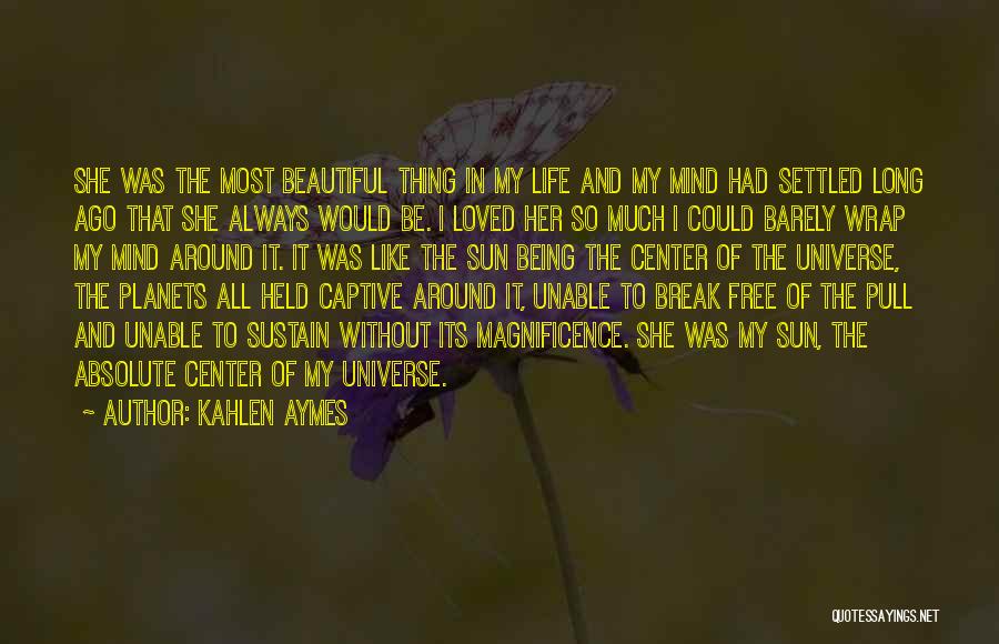 The Universe And Planets Quotes By Kahlen Aymes