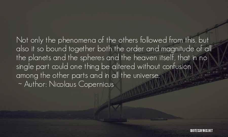 The Universe And Planets Quotes By Nicolaus Copernicus