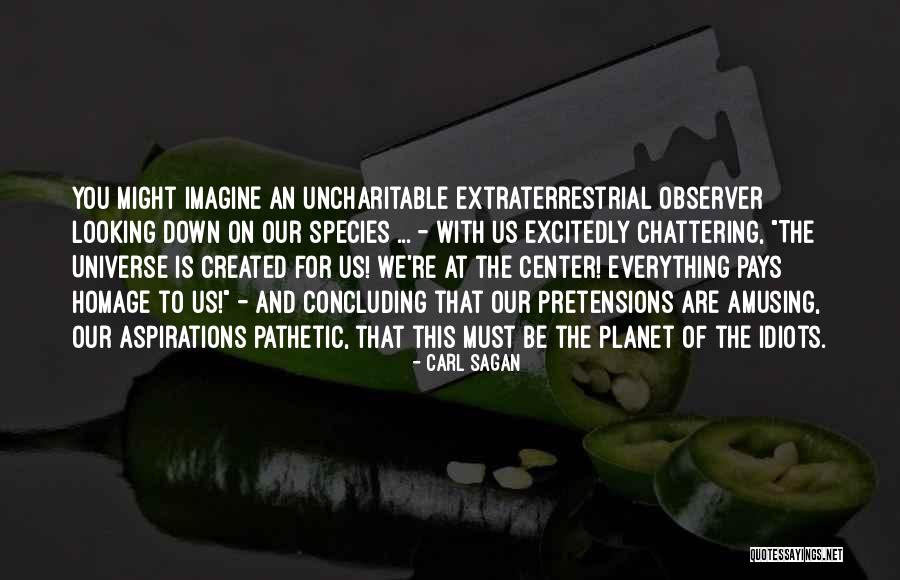 The Universe Created You Quotes By Carl Sagan The Universe Created You Quotes By Carl Sagan