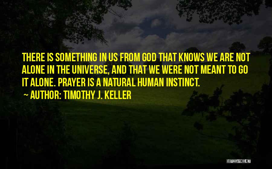 The Universe Knows Quotes By Timothy J. Keller