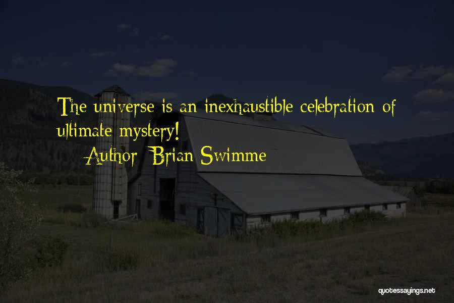 The Universe Mystery Quotes By Brian Swimme