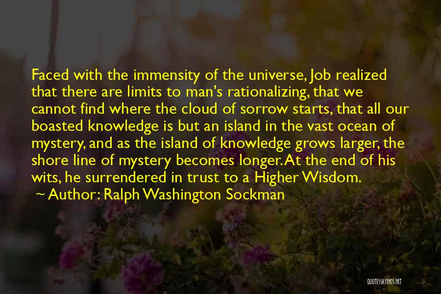 The Universe Mystery Quotes By Ralph Washington Sockman