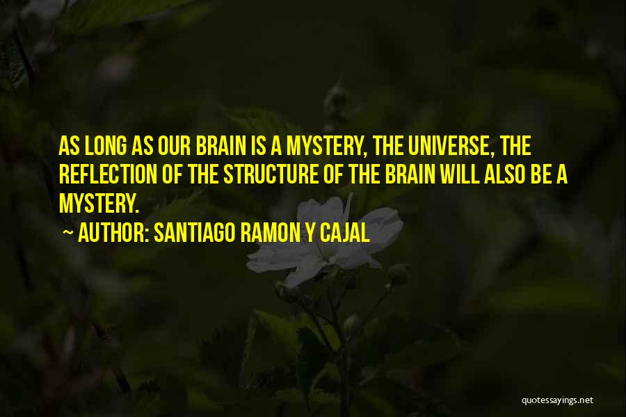 The Universe Mystery Quotes By Santiago Ramon Y Cajal