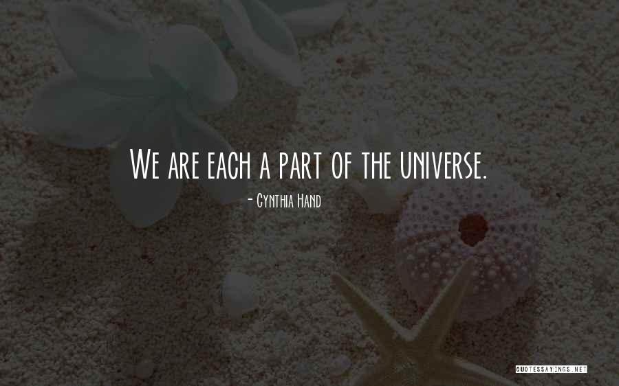 The Universe Quotes By Cynthia Hand The Universe Quotes By Cynthia Hand