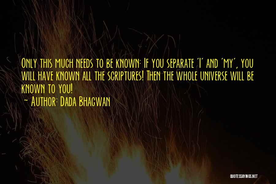 The Universe Spiritual Quotes By Dada Bhagwan