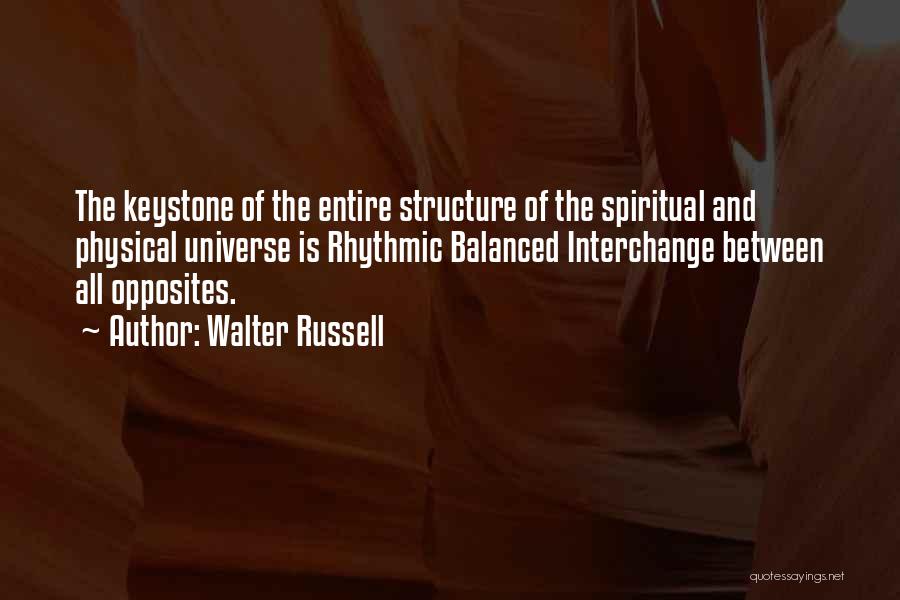 The Universe Spiritual Quotes By Walter Russell