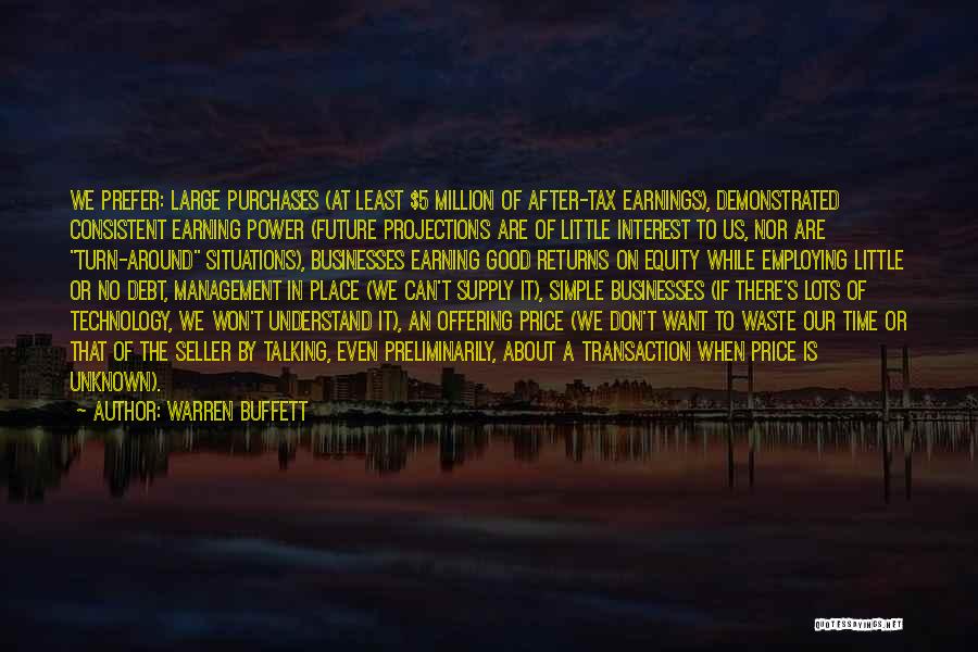 The Unknown Future Quotes By Warren Buffett