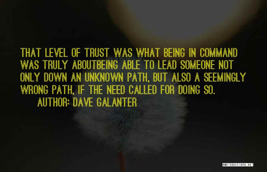 The Unknown Path Quotes By Dave Galanter