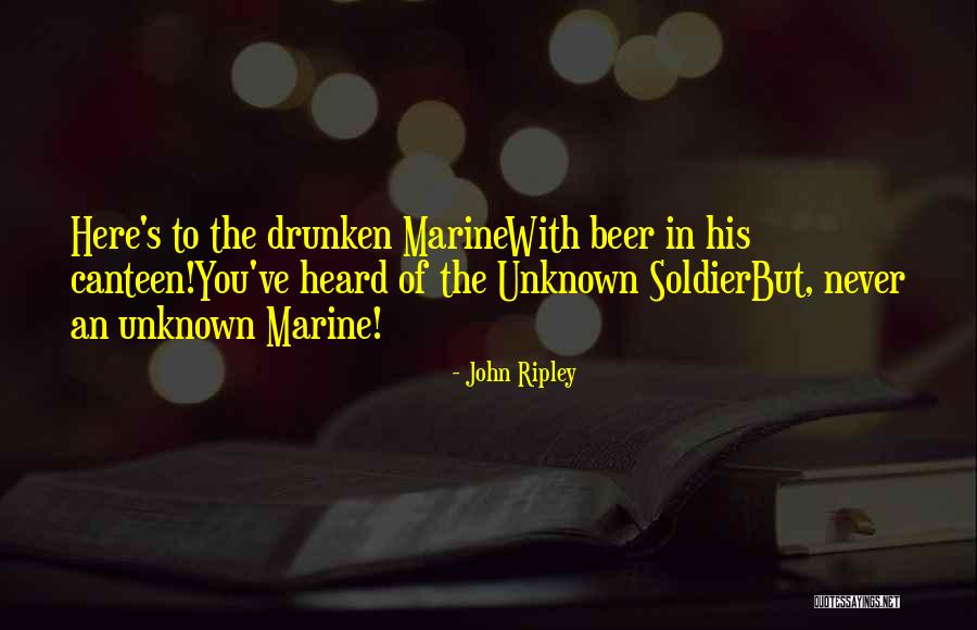 The Unknown Soldier Quotes By John Ripley The Unknown Soldier Quotes By John Ripley