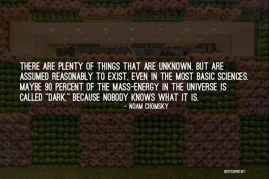 The Unknown Universe Quotes By Noam Chomsky The Unknown Universe Quotes By Noam Chomsky