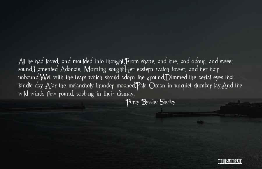 The Unquiet Quotes By Percy Bysshe Shelley