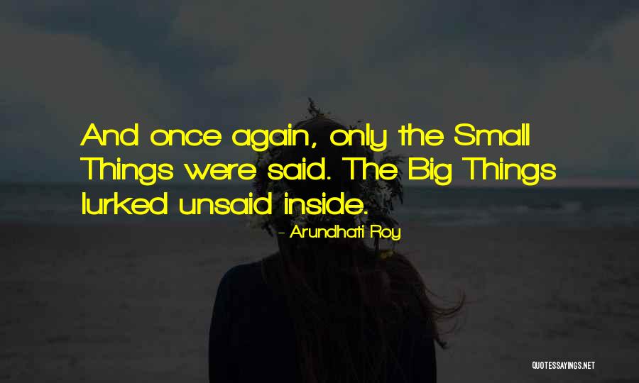 The Unsaid Things Quotes By Arundhati Roy The Unsaid Things Quotes By Arundhati Roy