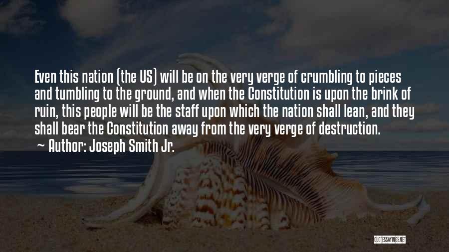 The Us Constitution Quotes By Joseph Smith Jr.