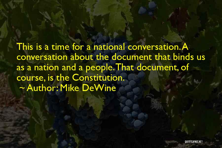 The Us Constitution Quotes By Mike DeWine