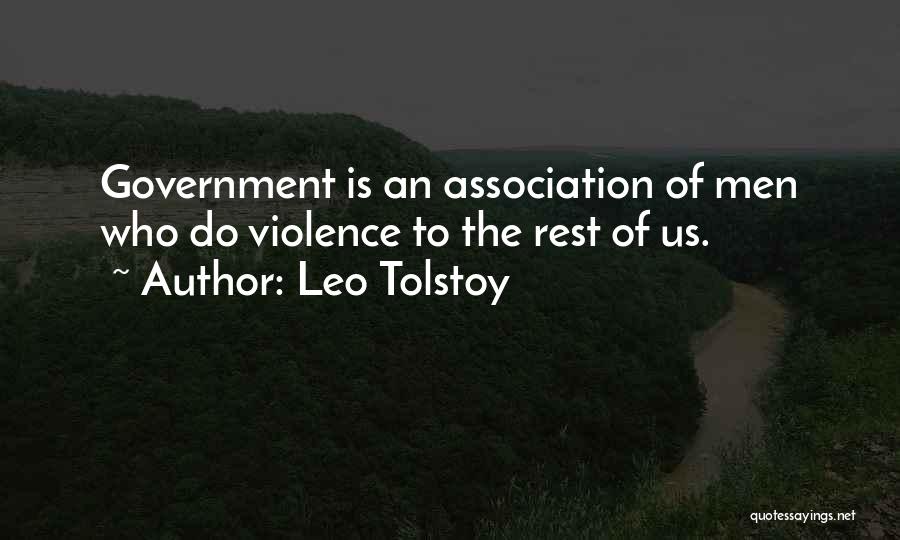 The Us Government Quotes By Leo Tolstoy