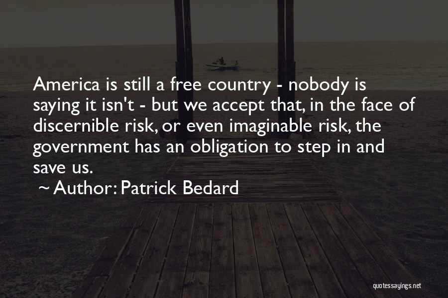 The Us Government Quotes By Patrick Bedard