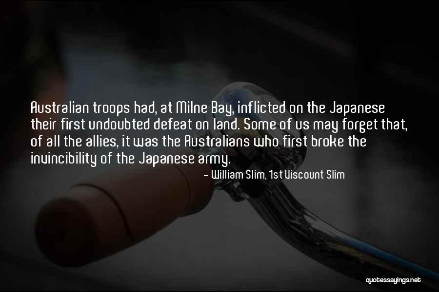 The Us Military Quotes By William Slim, 1st Viscount Slim