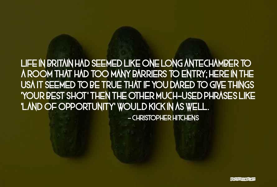 The Usa Quotes By Christopher Hitchens