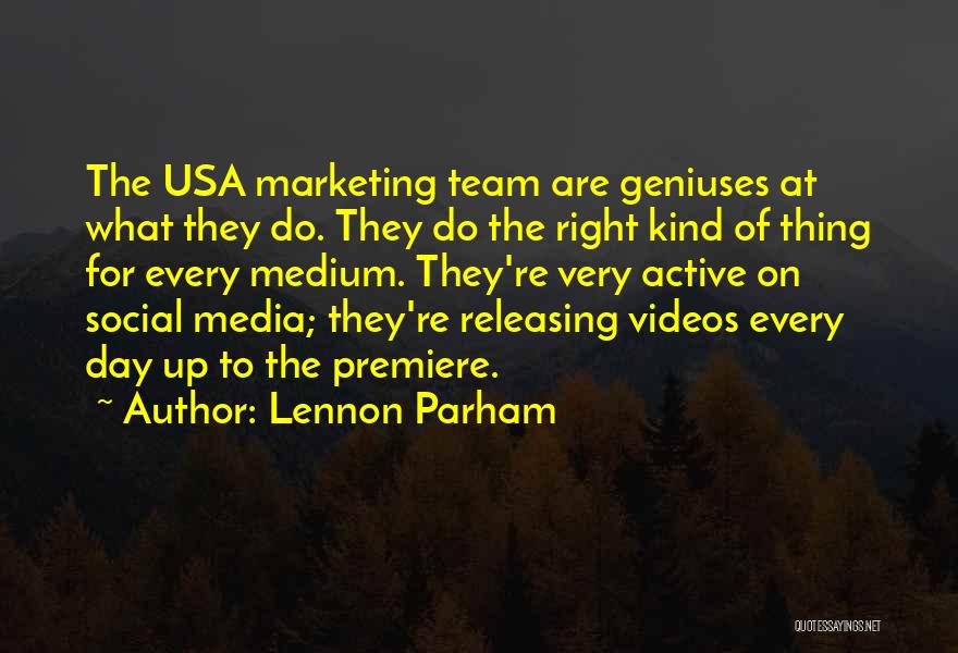 The Usa Quotes By Lennon Parham