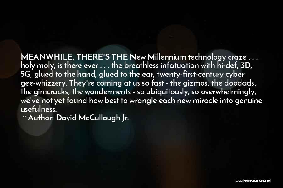 The Usefulness Of Technology Quotes By David McCullough Jr.