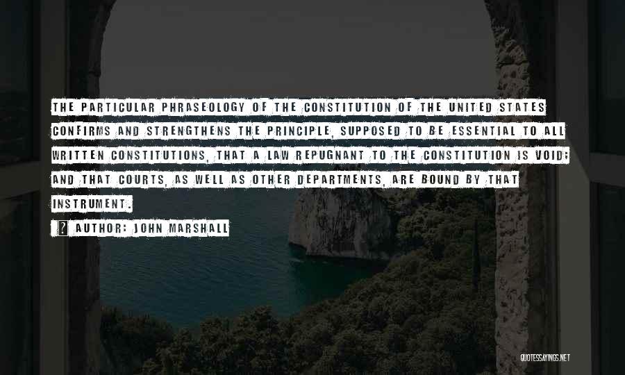 The V&a Quotes By John Marshall