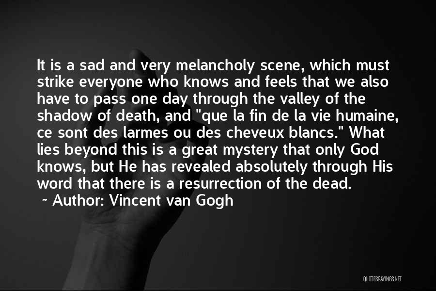 The Valley Of The Shadow Of Death Quotes By Vincent Van Gogh