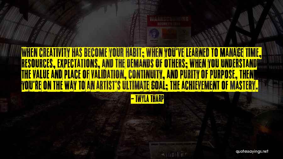 The Value Of Purity Quotes By Twyla Tharp The Value Of Purity Quotes By Twyla Tharp