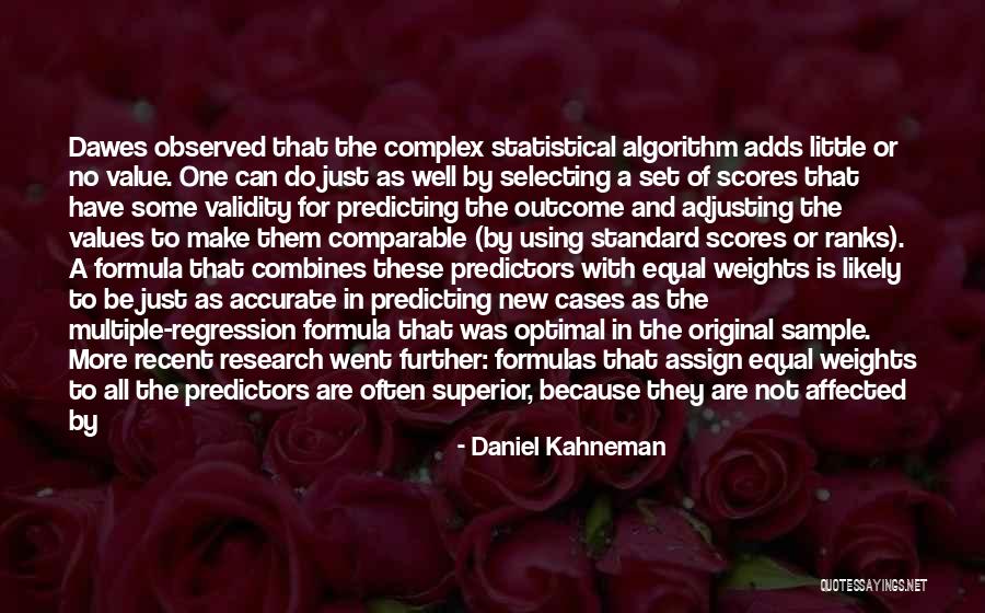The Value Of Simplicity Quotes By Daniel Kahneman The Value Of Simplicity Quotes By Daniel Kahneman