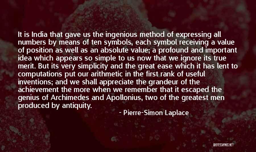 The Value Of Simplicity Quotes By Pierre-Simon Laplace The Value Of Simplicity Quotes By Pierre-Simon Laplace