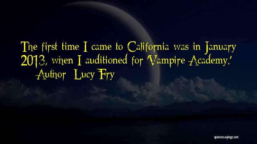 The Vampire Academy Quotes By Lucy Fry