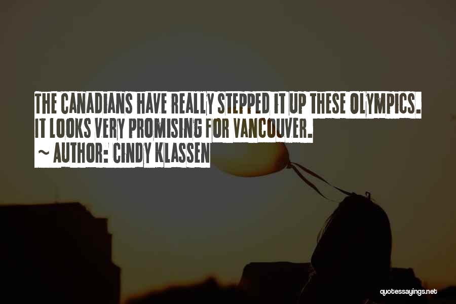 The Vancouver Olympics Quotes By Cindy Klassen