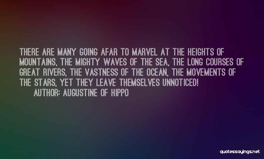 The Vastness Of The Ocean Quotes By Augustine Of Hippo