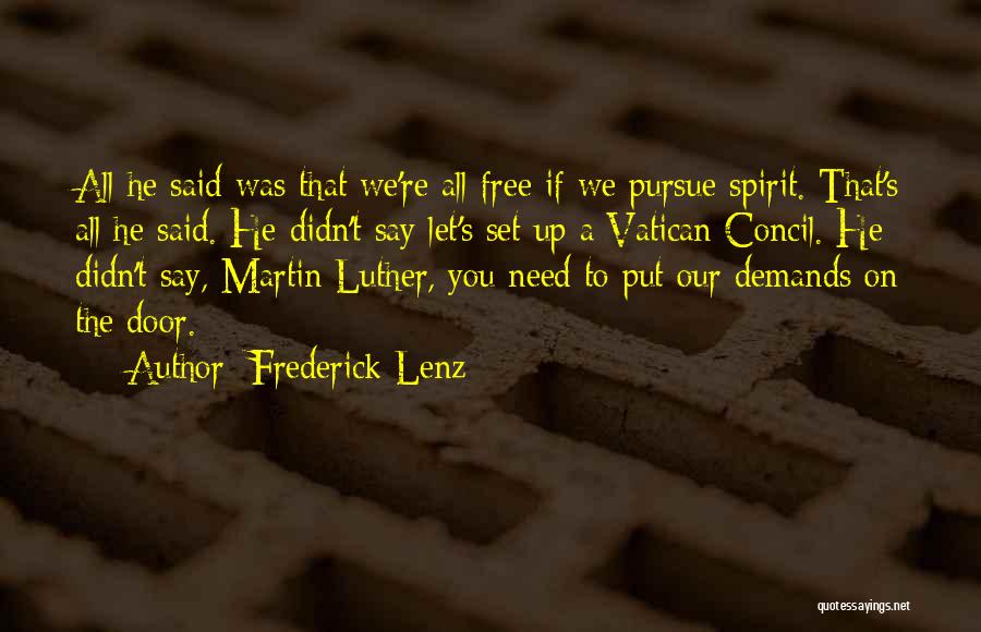 The Vatican Quotes By Frederick Lenz