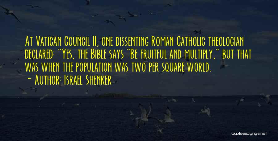 The Vatican Quotes By Israel Shenker