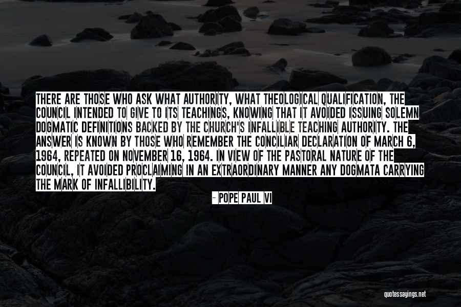 The View Of Nature Quotes By Pope Paul VI The View Of Nature Quotes By Pope Paul VI