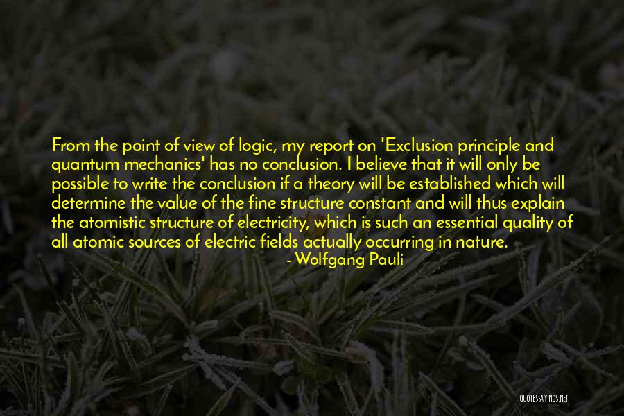 The View Of Nature Quotes By Wolfgang Pauli The View Of Nature Quotes By Wolfgang Pauli
