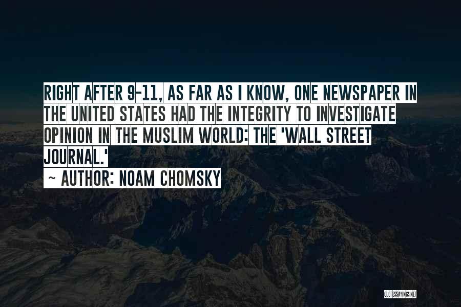 The Wall Street Journal Quotes By Noam Chomsky