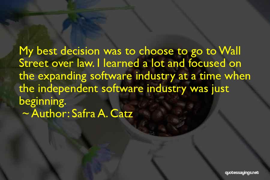 The Wall Street Quotes By Safra A. Catz