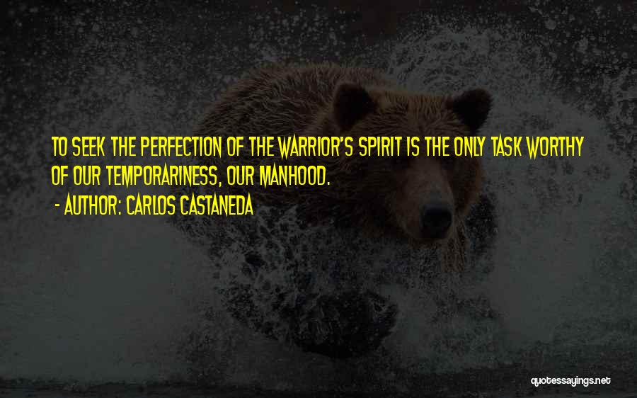 The Warrior Spirit Quotes By Carlos Castaneda