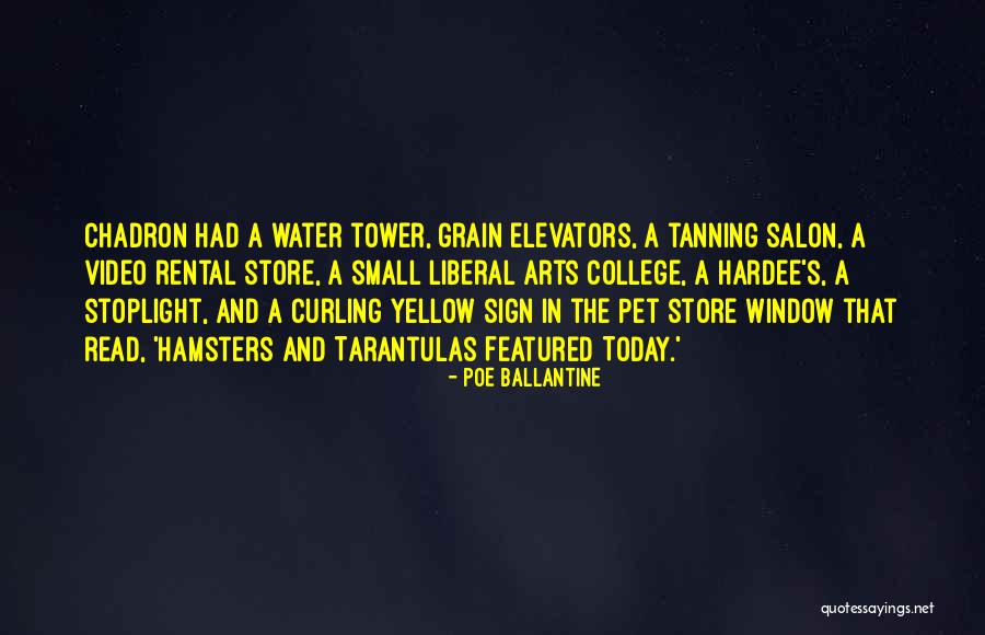 The Water Tower Quotes By Poe Ballantine The Water Tower Quotes By Poe Ballantine