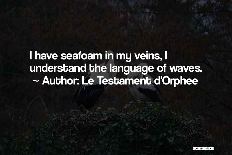 The Waves Of The Ocean Quotes By Le Testament D'Orphee