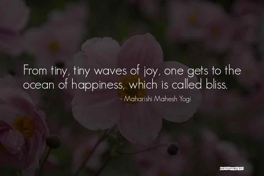 The Waves Of The Ocean Quotes By Maharishi Mahesh Yogi