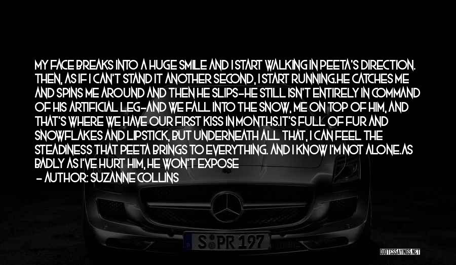 The Way He Makes Me Smile Quotes By Suzanne Collins