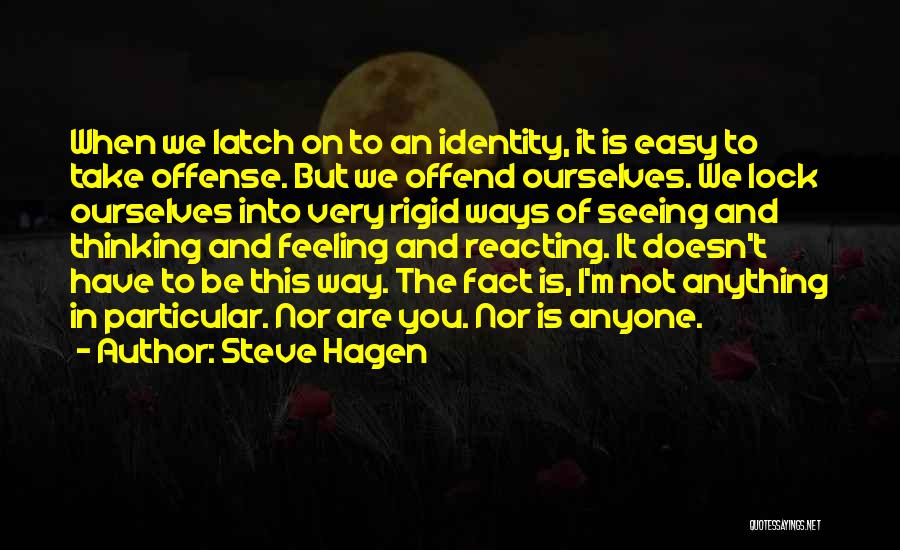The Way I'm Feeling Quotes By Steve Hagen