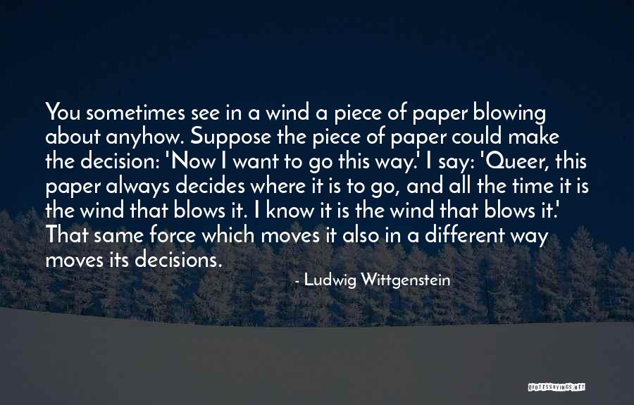 The Way The Wind Blows Quotes By Ludwig Wittgenstein The Way The Wind Blows Quotes By Ludwig Wittgenstein