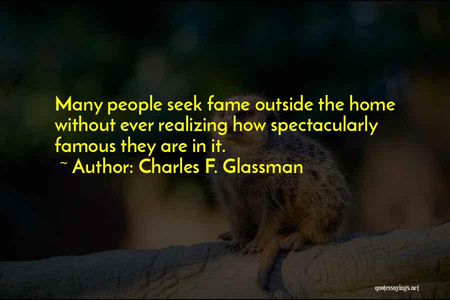 The Way To Wealth Famous Quotes By Charles F. Glassman