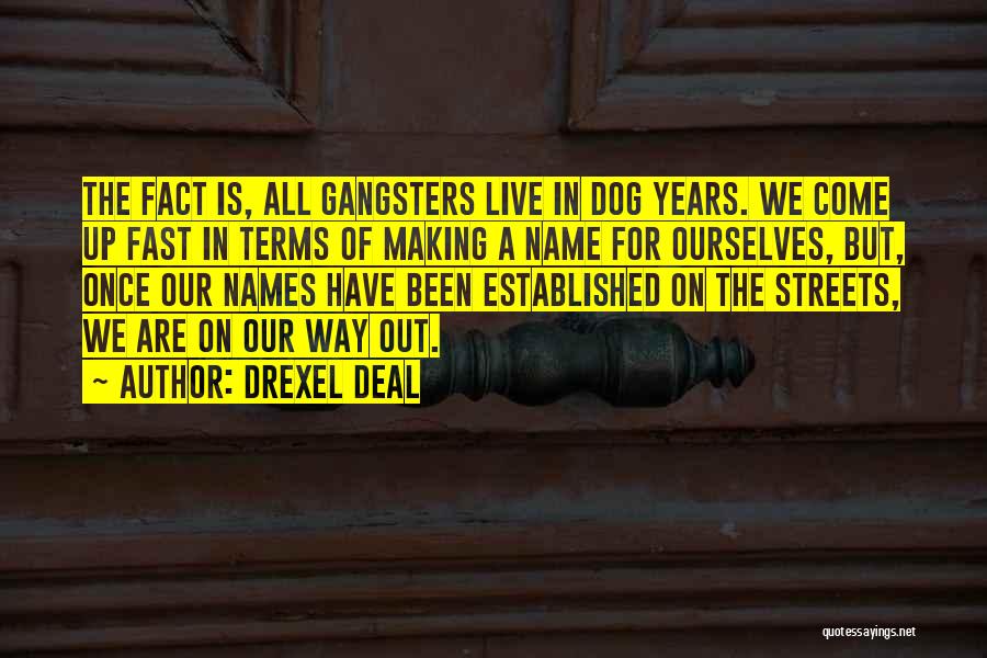 The Way We Live Our Life Quotes By Drexel Deal