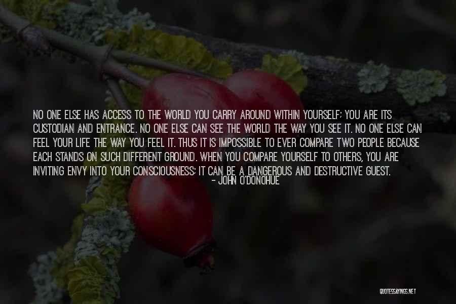 The Way You Carry Yourself Quotes By John O'Donohue The Way You Carry Yourself Quotes By John O'Donohue