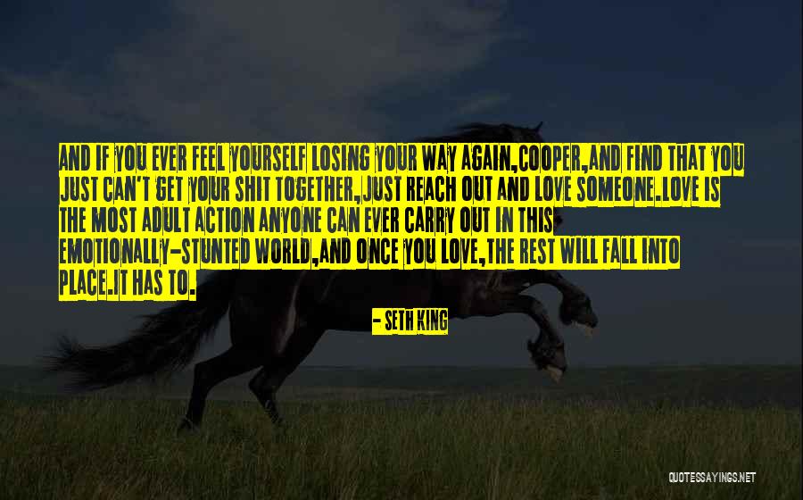 The Way You Carry Yourself Quotes By Seth King The Way You Carry Yourself Quotes By Seth King