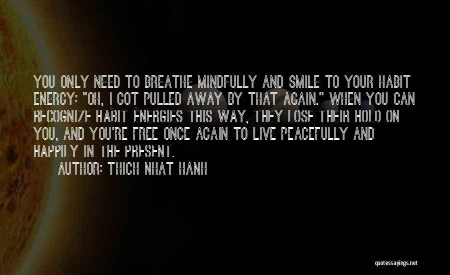 The Way You Live Quotes By Thich Nhat Hanh